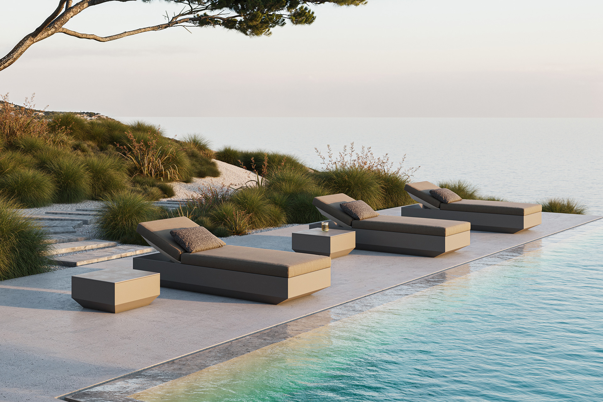Vela Sunbed - Vondom Stoli