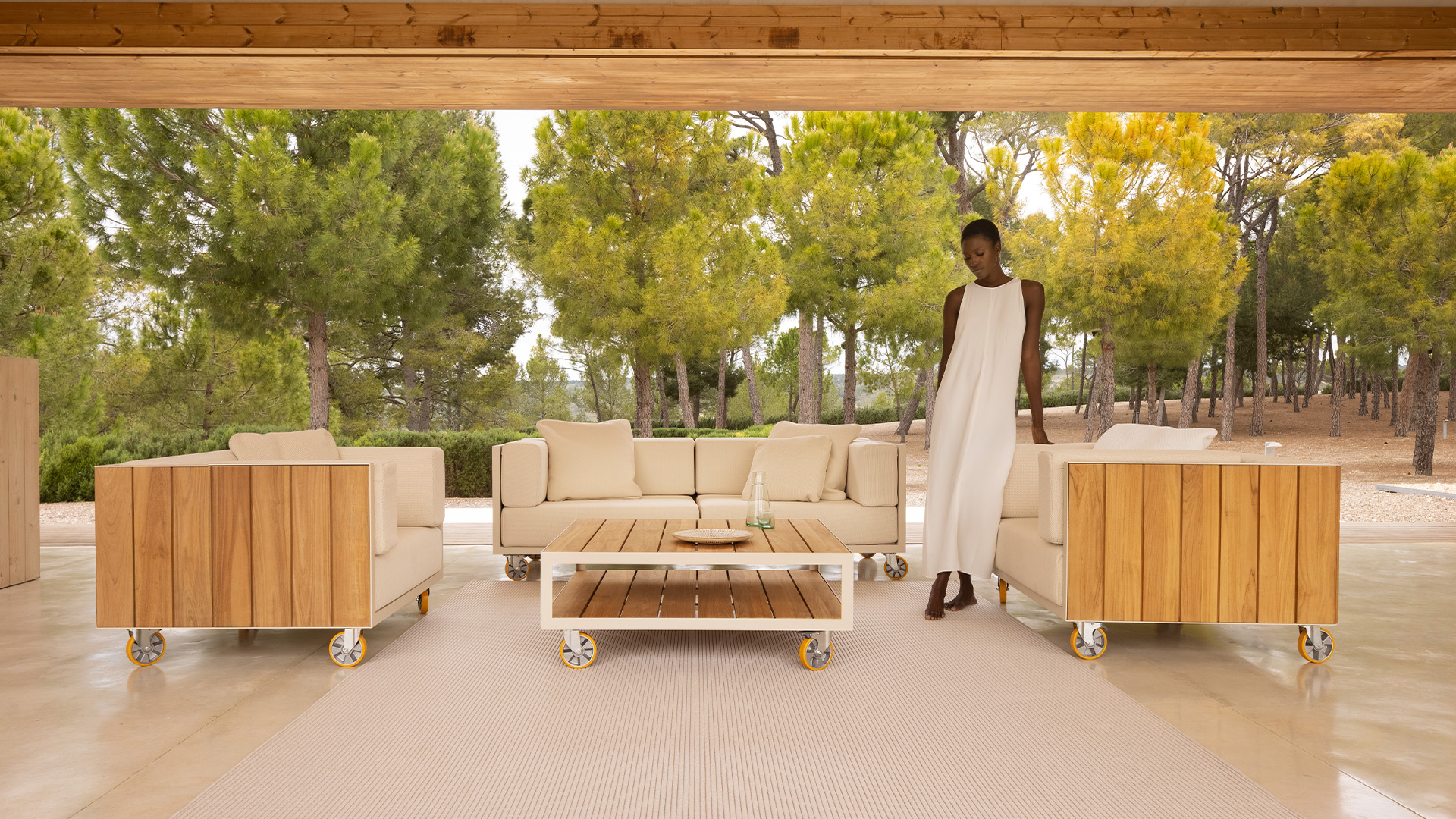 VINEYARD EXTRA-LARGE SOFA wheel - Vondom Zofe in lounge sestavi