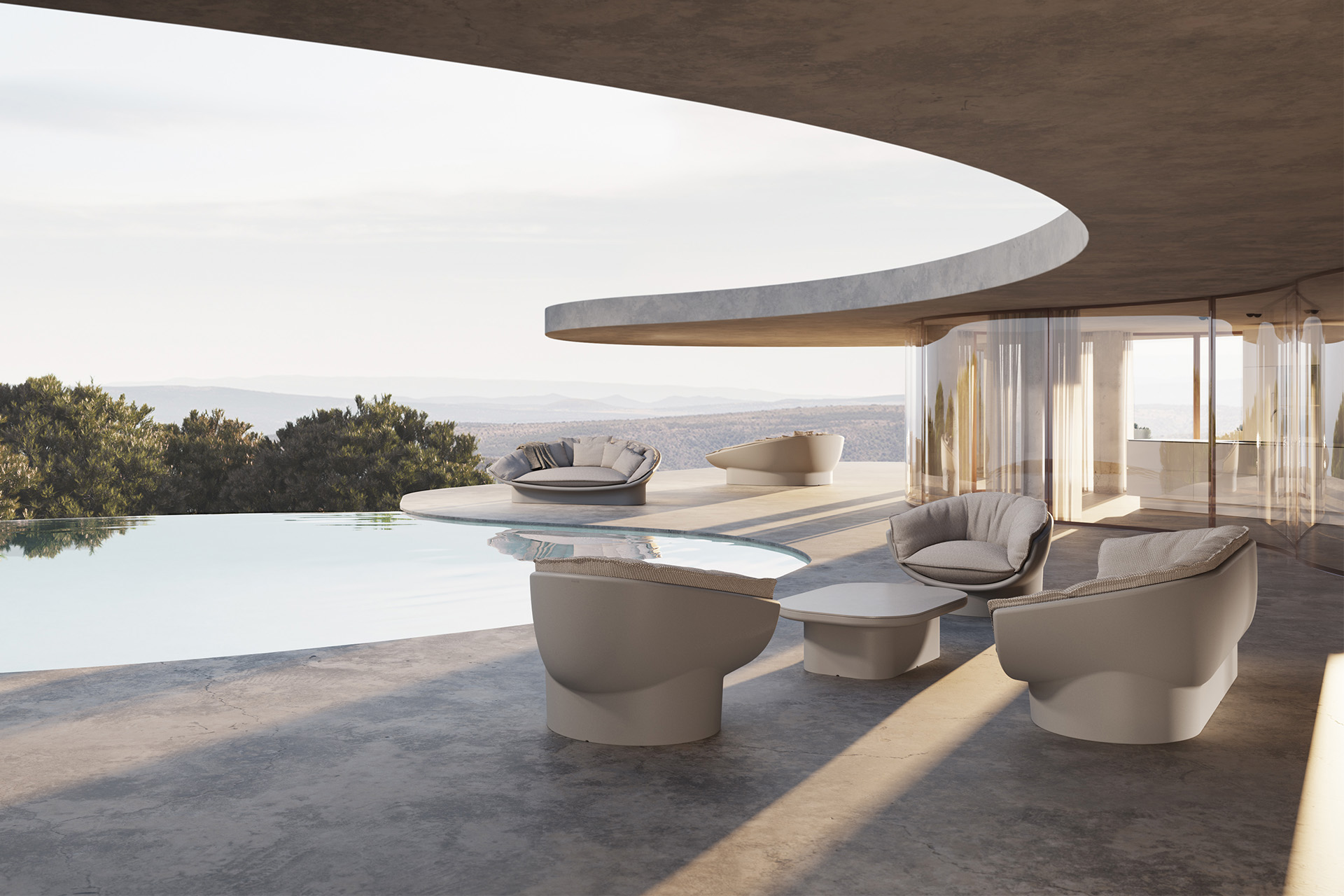 LUNA COFFEE TABLE by Ramón Esteve | Vondom Products