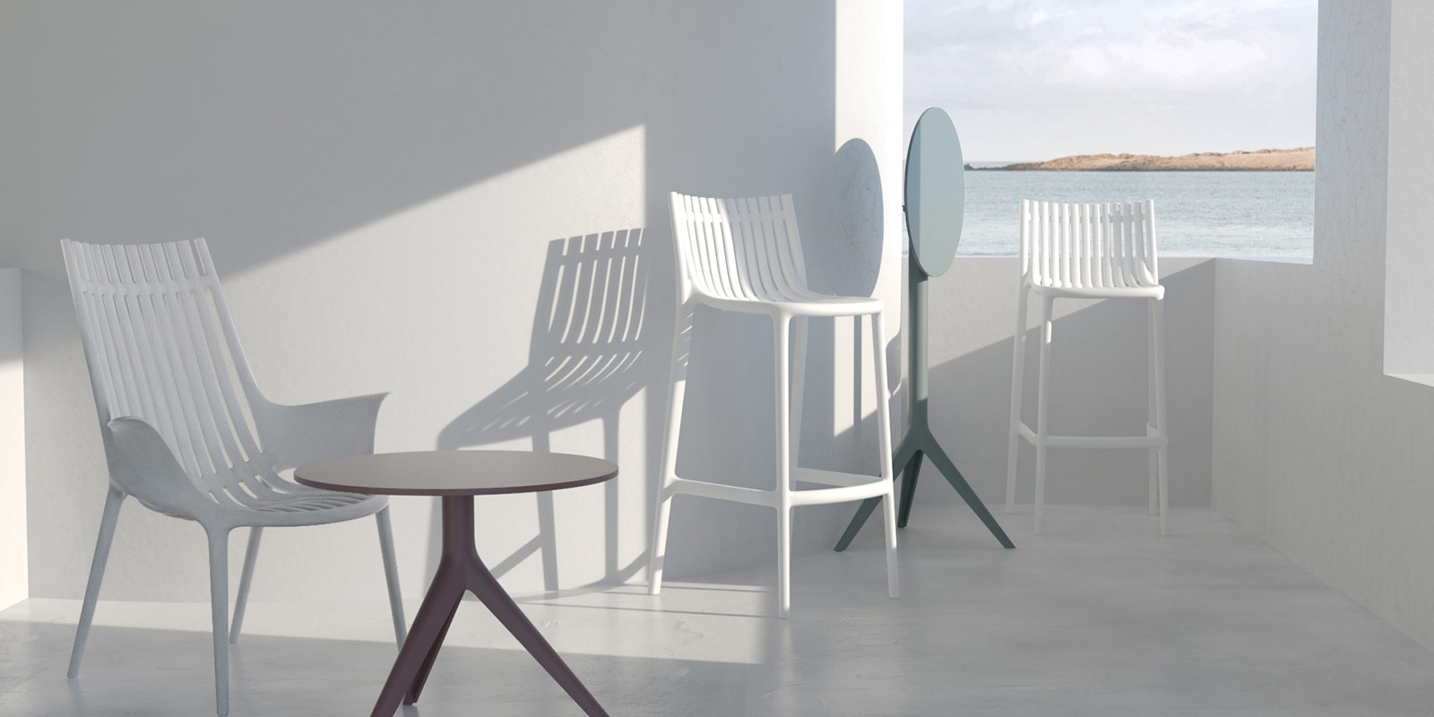 Ibiza Bar tabure 74,5 Cm - Vondom Barski stoli in tabureji