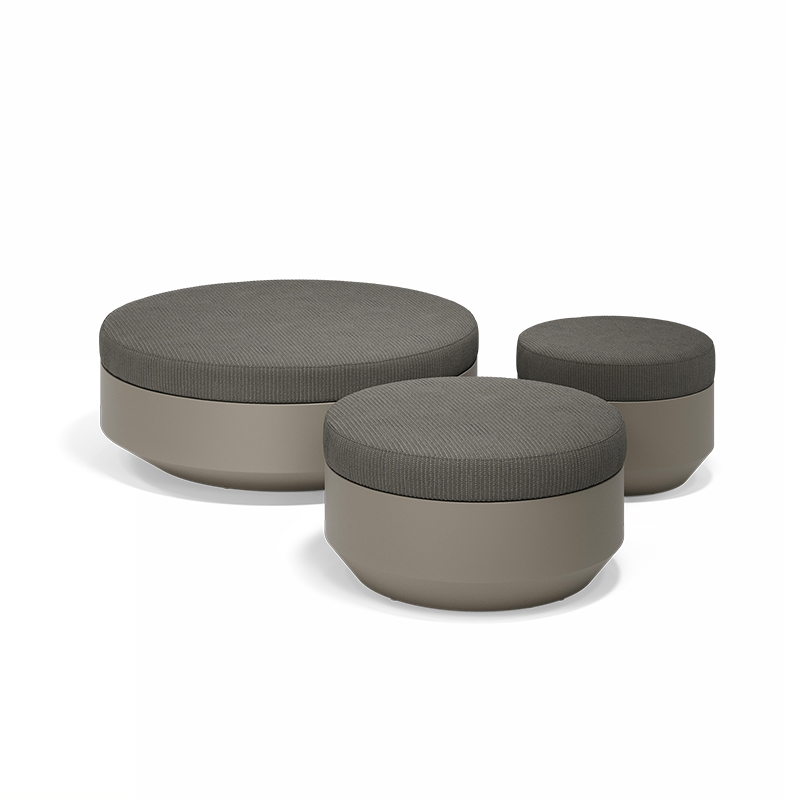 VELA ROUND OTTOMAN