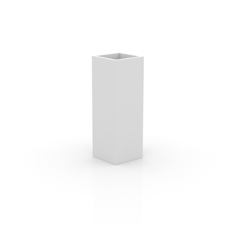 SQUARE TOWER POT 35x35x100