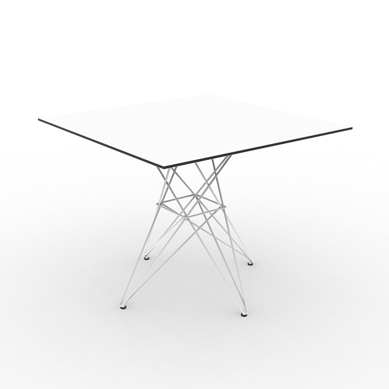 FAZ TABLE STAINLESS BASE 90x90x72