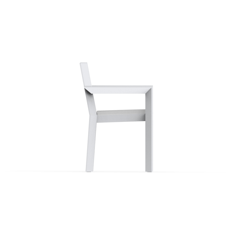 Frame chair with arms