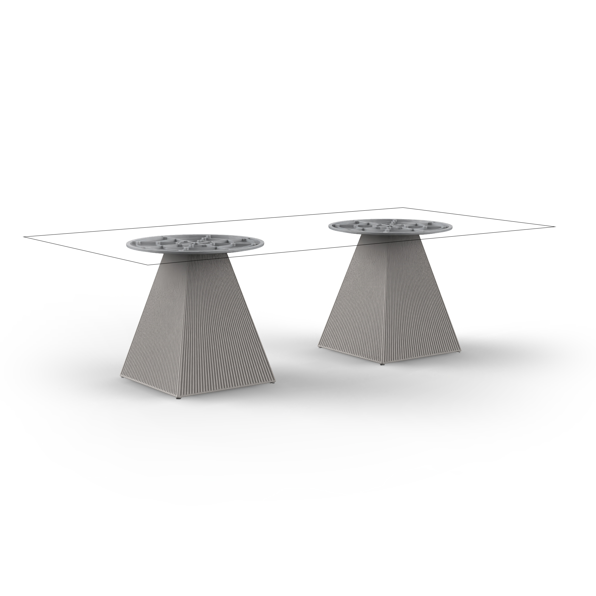 GATSBY DOBLE BAS 60x60x73cmS70 - Vondom Klubske in nizke mize