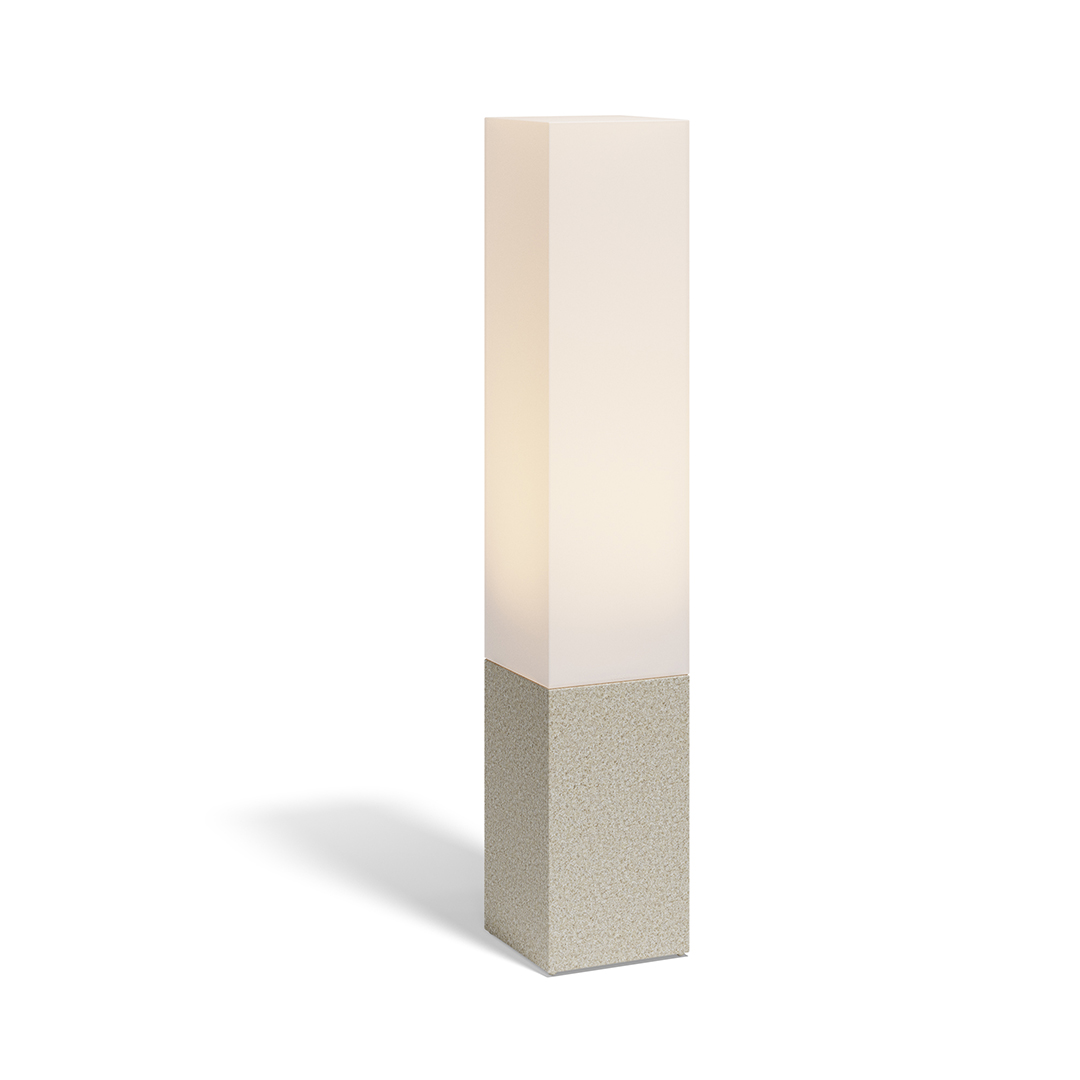 14 Vondom Posidonia Lamp Ramon Esteve 54769 Granite Effect Ecru 