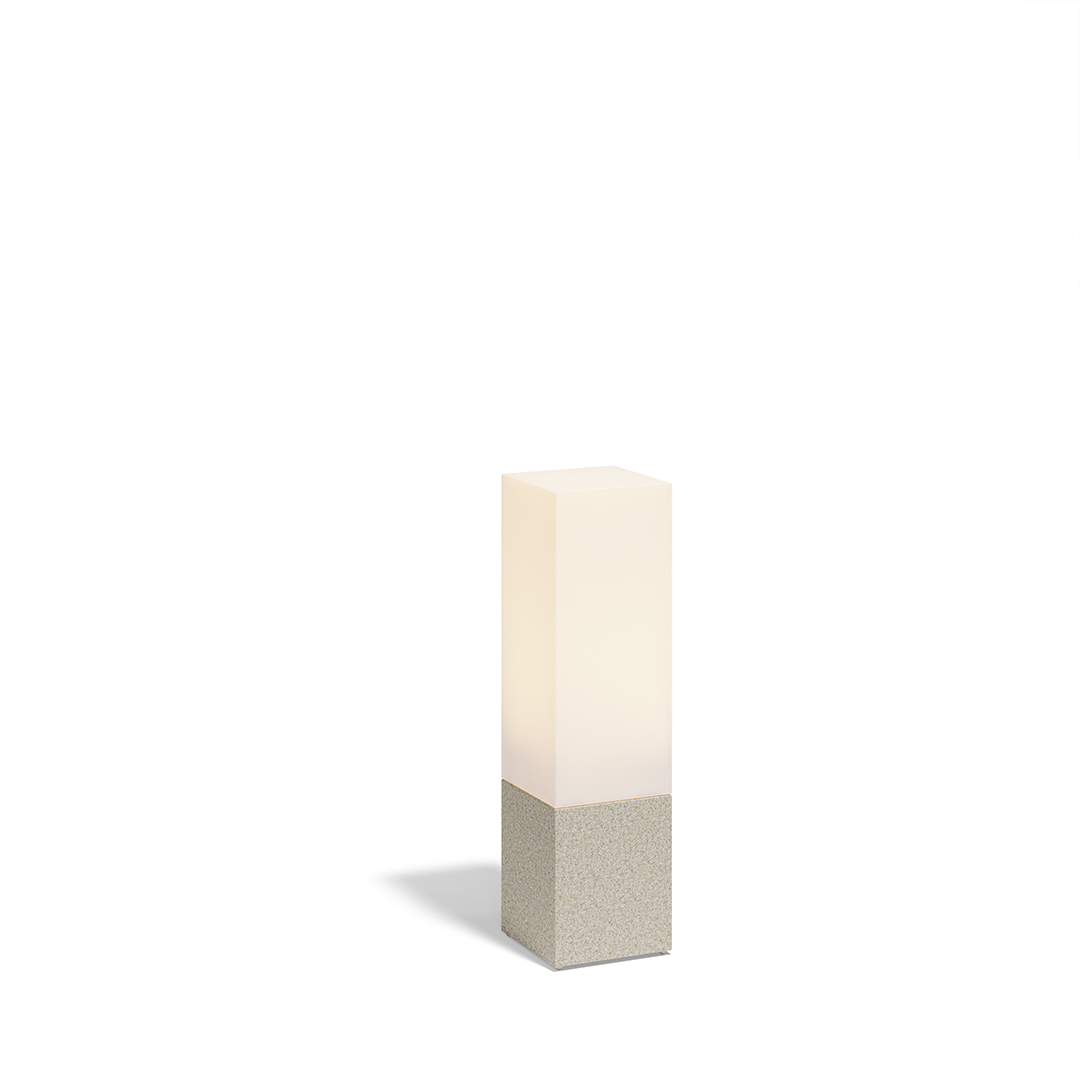 14 Vondom Posidonia Lamp Ramon Esteve 54771 Granite Effect Ecru 