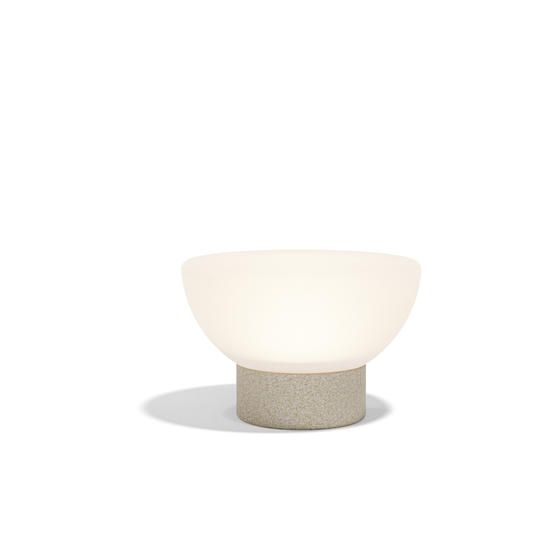 14 Vondom Luna Lamp Ramon Esteve 54859 Granite Effect Ecru 