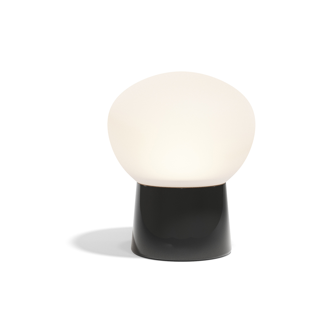 19 Vondom Luna Lamp Ramon Esteve 54864F Black Lacquered 