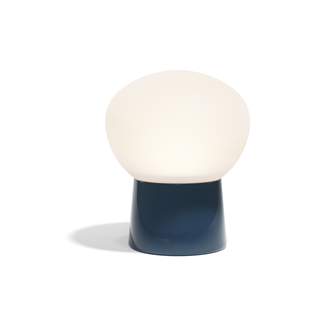 27 Vondom Luna Lamp Ramon Esteve 54864F Blue Lacquered 