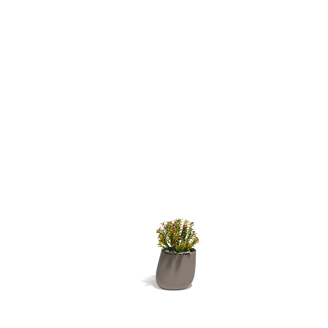 03 Vondom Stone Planter Stefano Giovannoni 55029A Tortora 