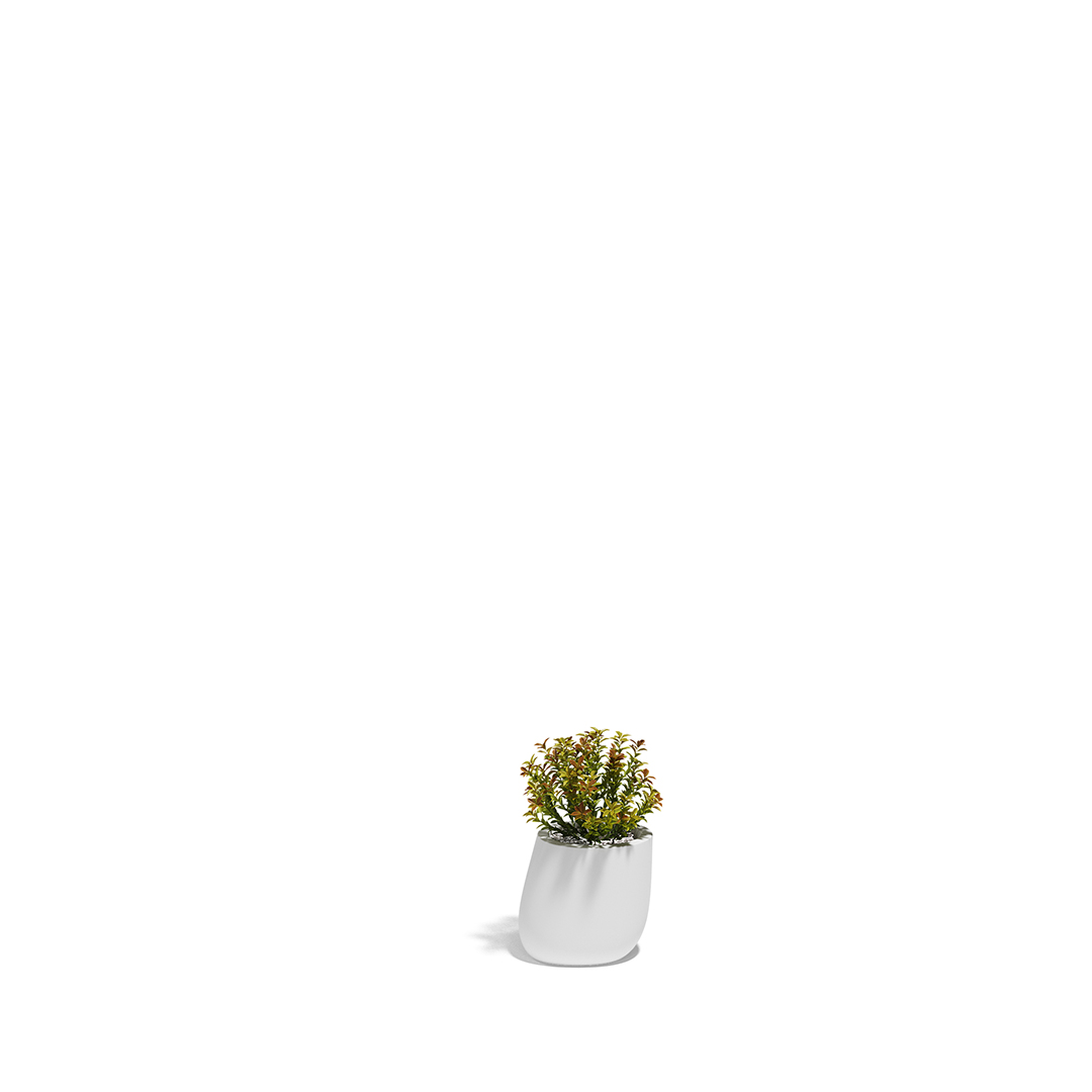 16 Vondom Stone Planter Stefano Giovannoni 55029A White 