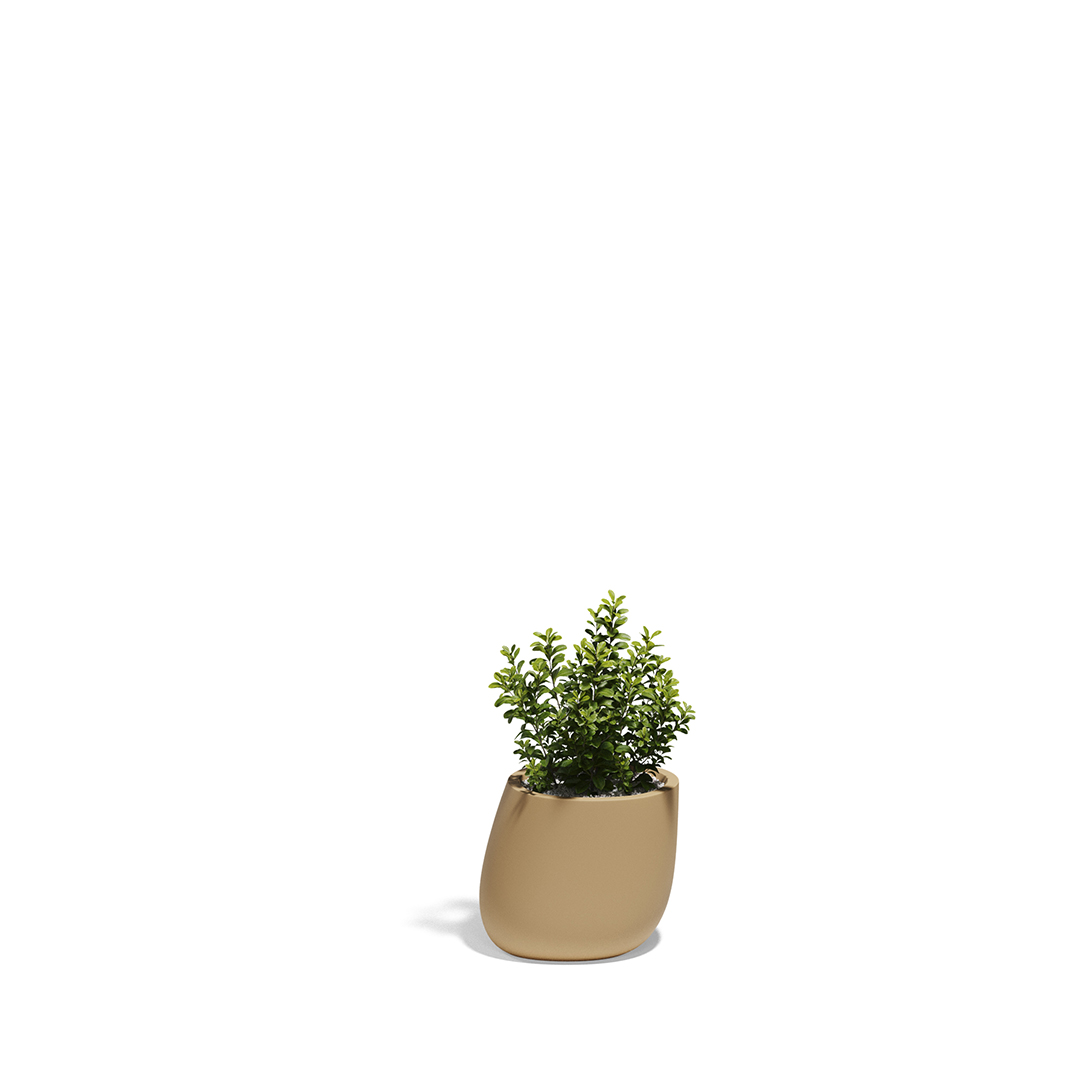 05 Vondom Stone Planter Stefano Giovannoni 55030A Camel 
