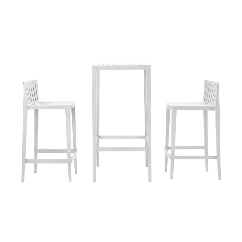 SPRITZ SET OF 2 BAR STOOL+1 BAR TABLE h:87cm