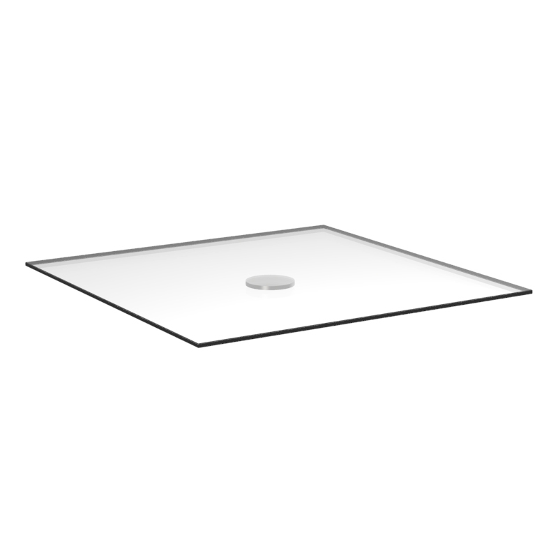TABLE TOP 89x89 glass