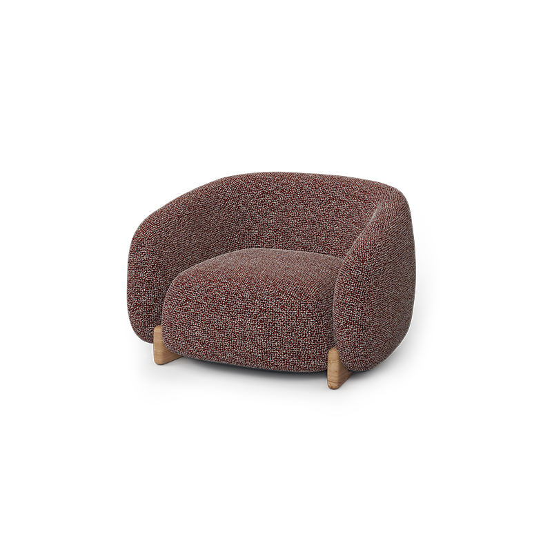MILOS UPHOLSTERED LOUNGE CHAIR