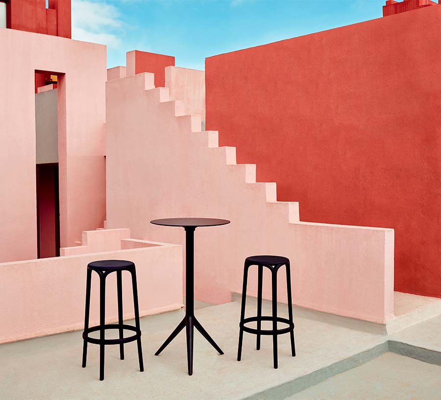 Brooklyn stools designed by Eugeni Quitllet Vondom