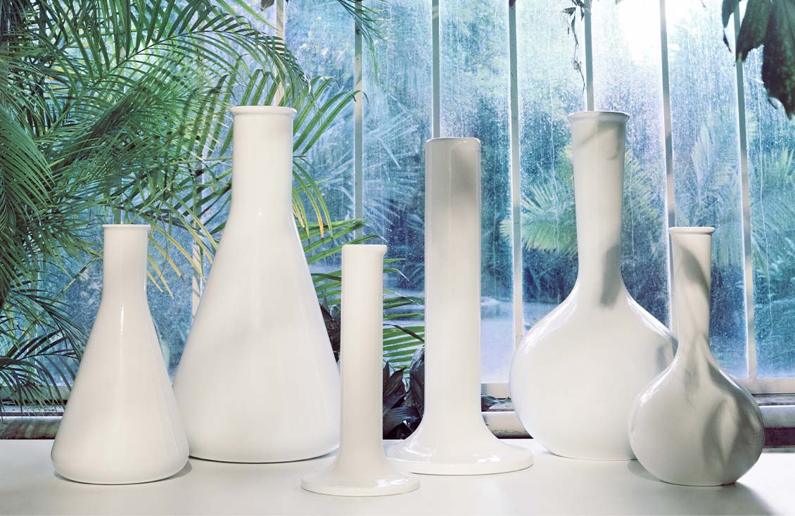Chemistubes planters by Teresa Sapey Vondom