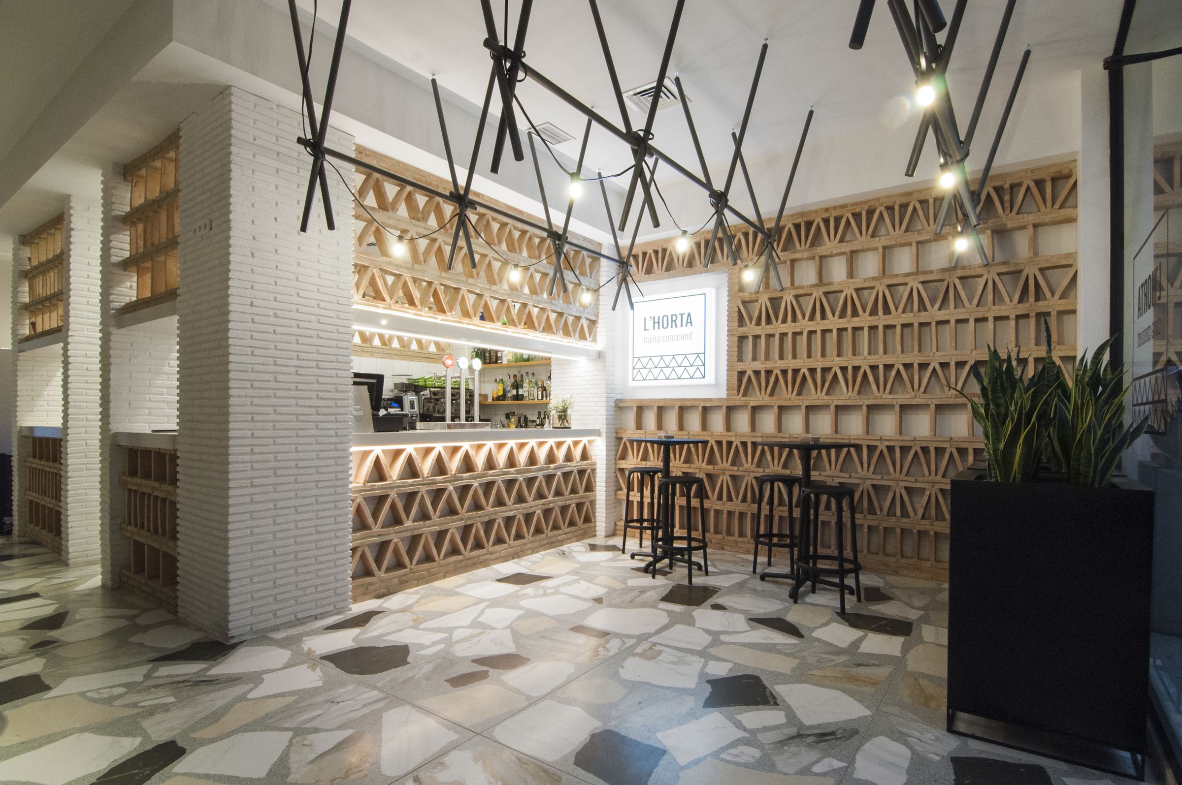 Contract restaurant furniture Brooklyn design stools by Vondom