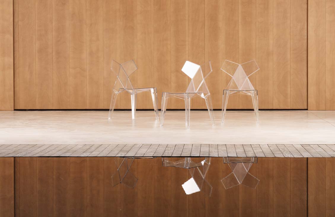 Designer chair for outdoor and indoor Kimono Vondom