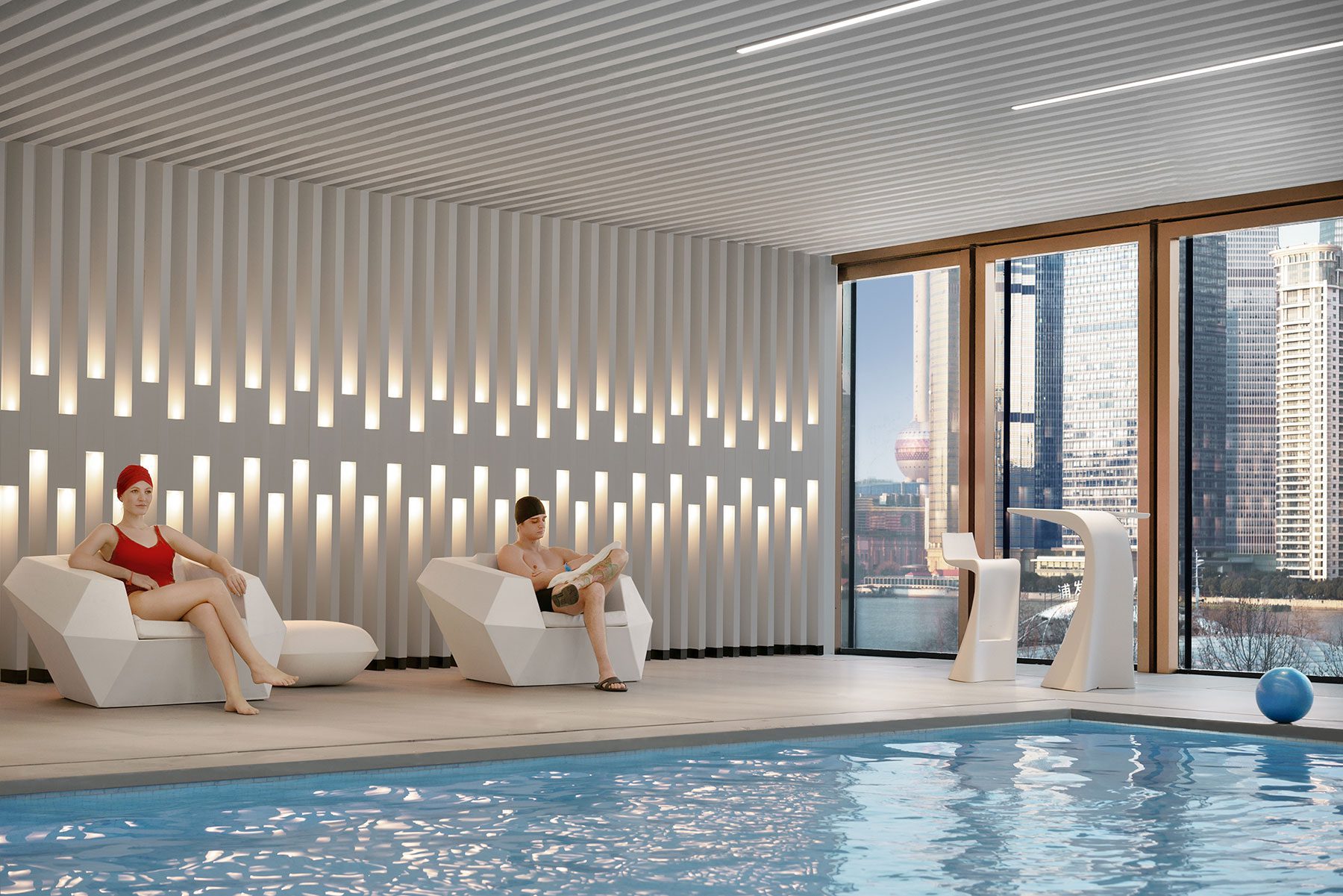 BFC Swimming Fitness Club Project | Gym Furniture | Vondom