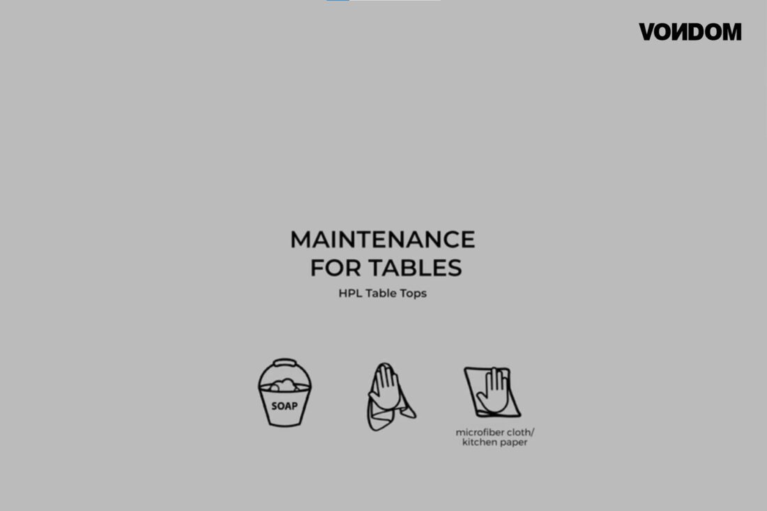 Maintenance for tables: hpl products | Vondom