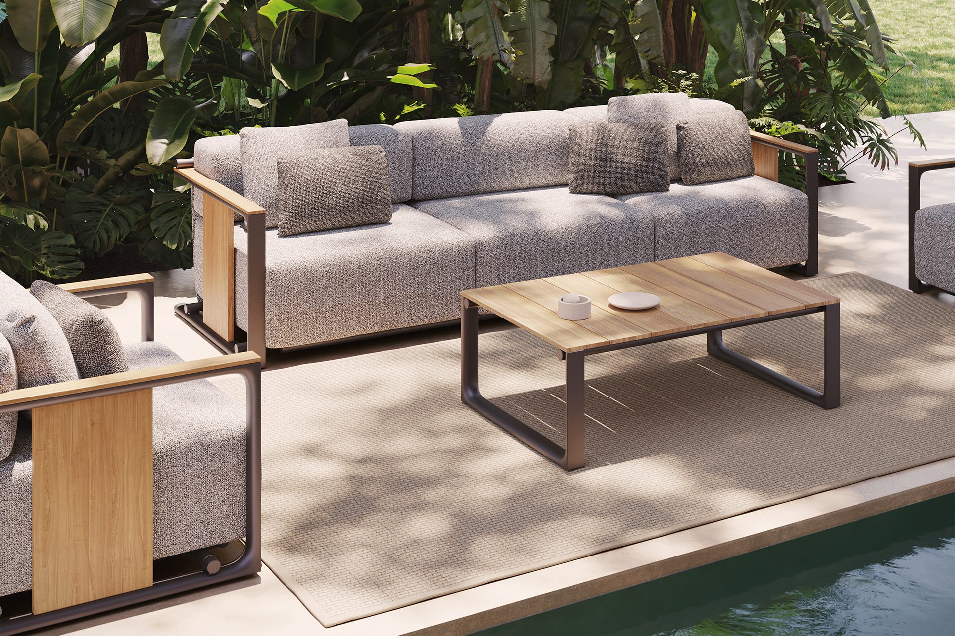 Colección Tulum, mobiliario de diseño para exterior, por Eugeni Quitllet