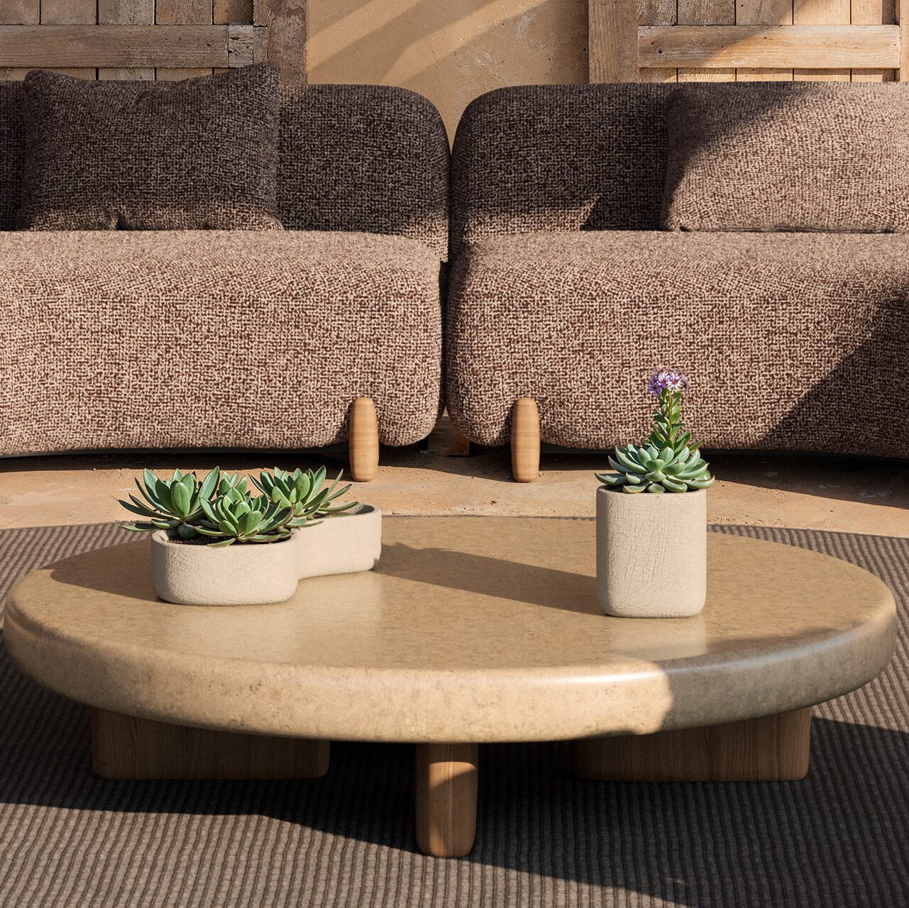 Vondom Milos planters, by Jean-Marie Massaud