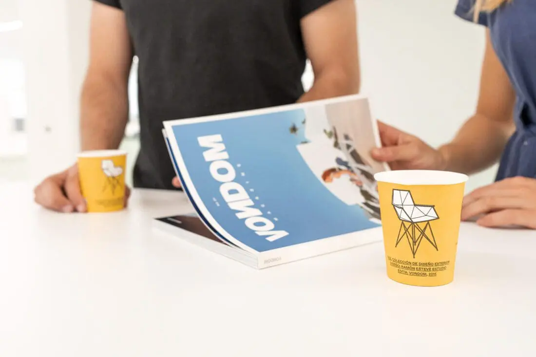 ¡El diseño Vondom aparece hasta en el café!